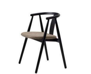 RELATE ARMCHAIR BLACK LATTE