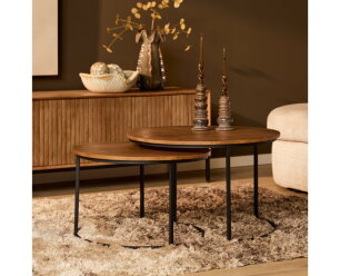 Salontafel Madison Natural | 70 cm | Set van 2