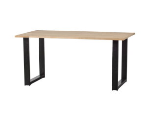 Combi-tablo: Eiken 160x90 & U-poot [fsc] - WOOOD