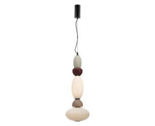 Pendant lamp Garca vertical - veelkleurig | BY-BOO