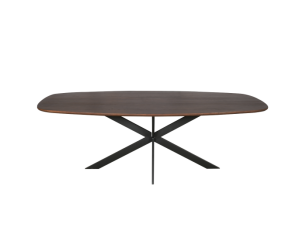 Eiken eettafel Ferris | Deens Ovaal 240 cm | Walnoot