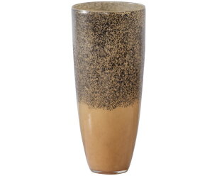 Dipped Vaas Glas Zwart/goud - BePureHome