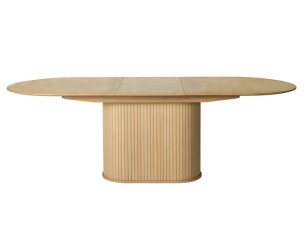 Eettafel Nola eikenhout Ovaal 95x180-230 CM - Naturel