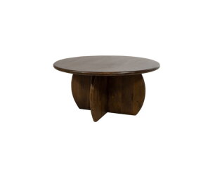 Salontafel Ø80, Mango Walnut - Belly Table Collection