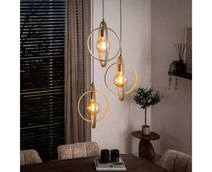 Hanglamp Turn Around getrapt 3L - Beige