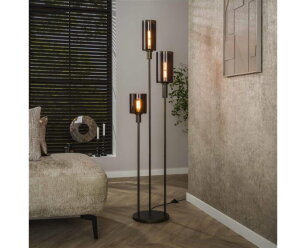 Vloerlamp 3L getrapt Sepiora - Sienna brown