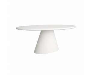 Mello Eetkamertafel ovaal wit 200 cm