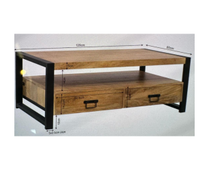 Salontafel Britt met 4 Laden 120