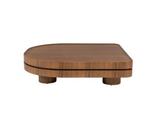 Salontafel Arcus 122x122cm - bruin | Eleonora