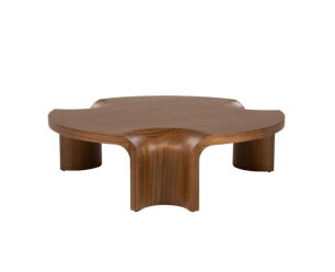 Salontafel Avar 110x110cm - bruin | Eleonora