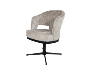 Eetkamerstoel Friso Liver - draaipoot 360 - Unique Collection