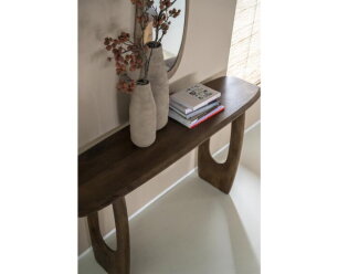 Sidetable Phoebe 150x40cm - bruin | Eleonora