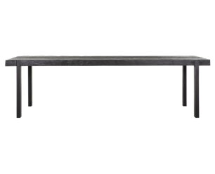 Timeless Black eettafel Beam 275 cm