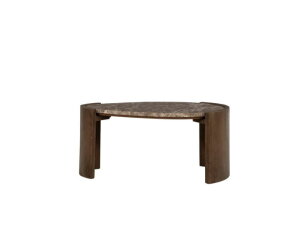 Salontafel Niklas 73x46cm - bruin | Eleonora