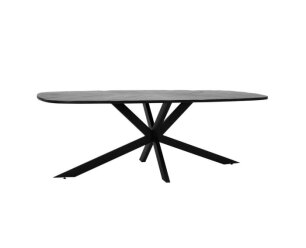 Silvi Eetkamertafel zwart 180 cm