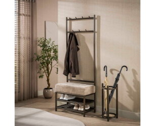 Garderobebank Luno 70 - Drift brown