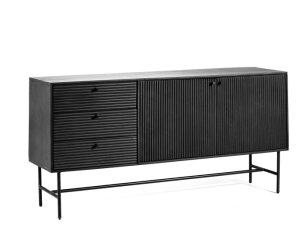 Dressoir, 160x40 cm, B340 zwart