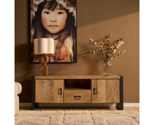 Tv meubel Britt | 150 cm | met deuren en lade