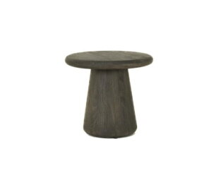 Asti Bijzettafel rond olijfbruin 60 cm