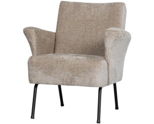 Muse Fauteuil Grof Geweven Stof Naturel - BePureHome