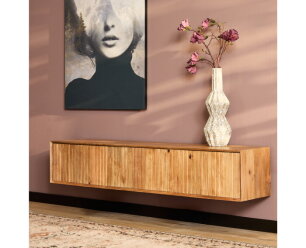 Zwevend tv meubel Madison Naturel | 160 cm