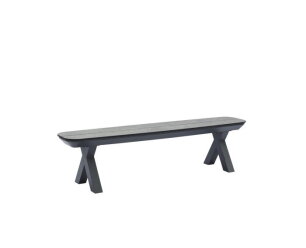 Bradford HPL bench, grey
