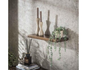 Wandplank 60 Carve - Massief acacia drift brown