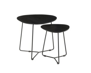 Salontafel Brix Ivy black set of 2 kopen?| Meubelplaats.nl