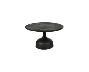 Elba Salontafel zwart rond 70 cm