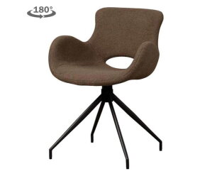 Campo Armstoel - fabric Teddy MJ87 Dark brown (draaibaar)
