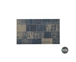 Brix patchwork vloerkleed turquoise 170x240 | Slechts € 249