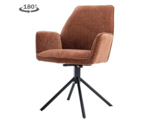 Amaro Armstoel - fabric Nature 500 Pearl copper (draaibaar)