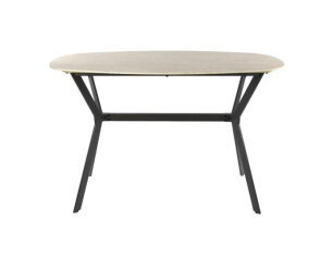 Bartafel 140 Romano ceramic Deens ovaal - Keramiek travertine