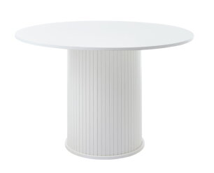 Eettafel Nola rond 120 cm - wit