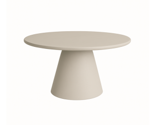Mello Eetkamertafel rond beige 150 cm