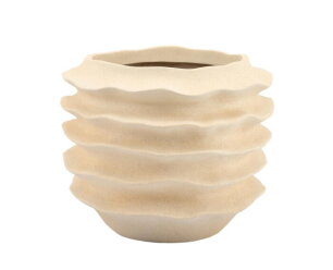 Planter Riva large - wit | BY-BOO