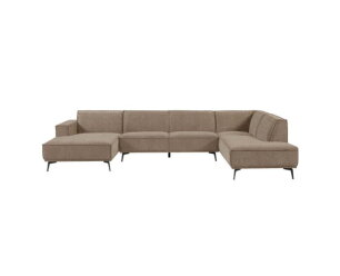 Leeds Chaise L - 2 5 - Ottoman R - City 453 Moss Grey