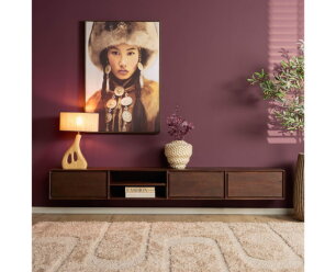 Zwevend tv meubel Ambiance Brown | 240 cm