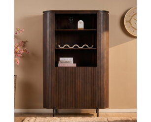 Wandkast Solana Bruin Mangohout 115 cm