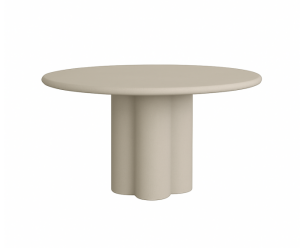 Melzo Eetkamertafel rond beige 130 cm
