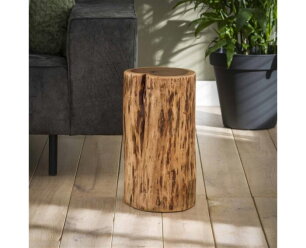 Bijzettafel boomstam ±Ø30 - Massief acacia naturel