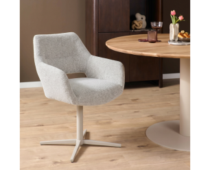 Draaibare eetkamerstoel Lux Beige
