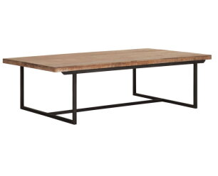 Coffee table Odeon rectangular,35x120x70 cm, recycled teakwood