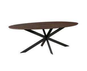 Eiken eettafel Ferris | Ovaal 240 cm | Brown