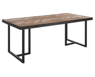 Dining table Criss Cross rectangular,78x200x100 cm, mixed wood