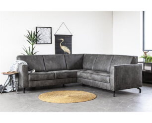 SEVN Amber modulaire hoekbank - Solide & luchtig - 228 x 226 cm - Bull Graphite