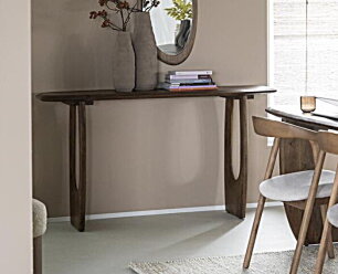 Sidetable Phoebe 150x40cm - bruin | Eleonora