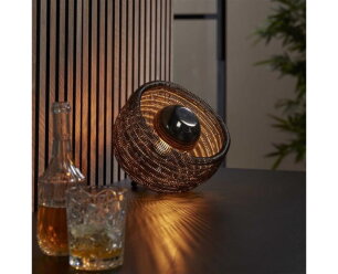 Tafellamp Ø25 coil - Zwart nikkel