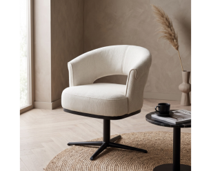 Eetkamerstoel Beau draaibaar - Hotel-Chic - Enter Beige