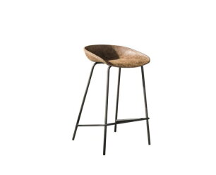 Barstoel PU ergo zit VPE4 - PU leather look donkerbruin